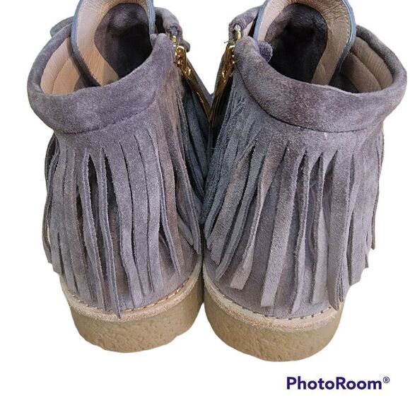 Kate Spade Bitsy Suede Fringe Booties. Size 10. - Picture 7 of 11